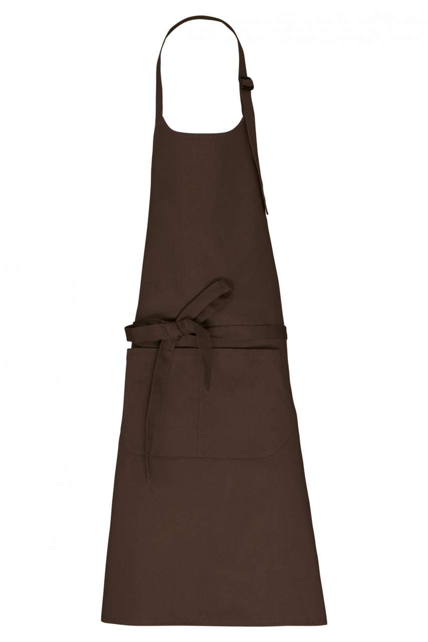 KA8007 - APRON WITH POCKET IN ORGANIC COTTON