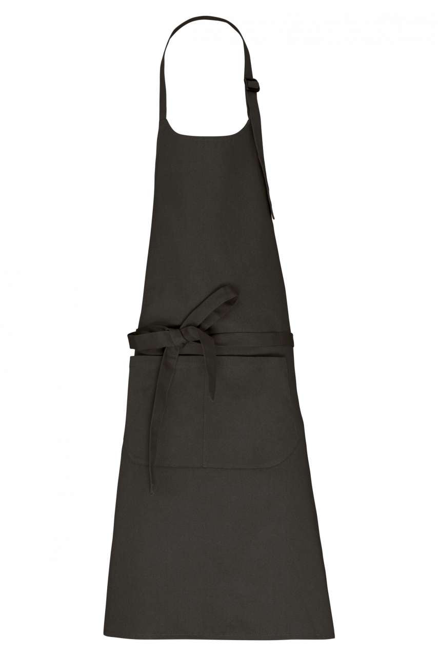 KA8007 - APRON WITH POCKET IN ORGANIC COTTON