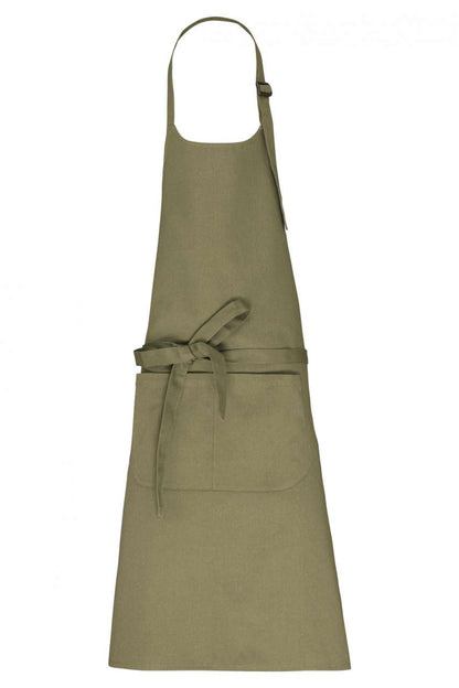 KA8007 - APRON WITH POCKET IN ORGANIC COTTON