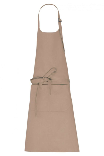 KA8007 - APRON WITH POCKET IN ORGANIC COTTON
