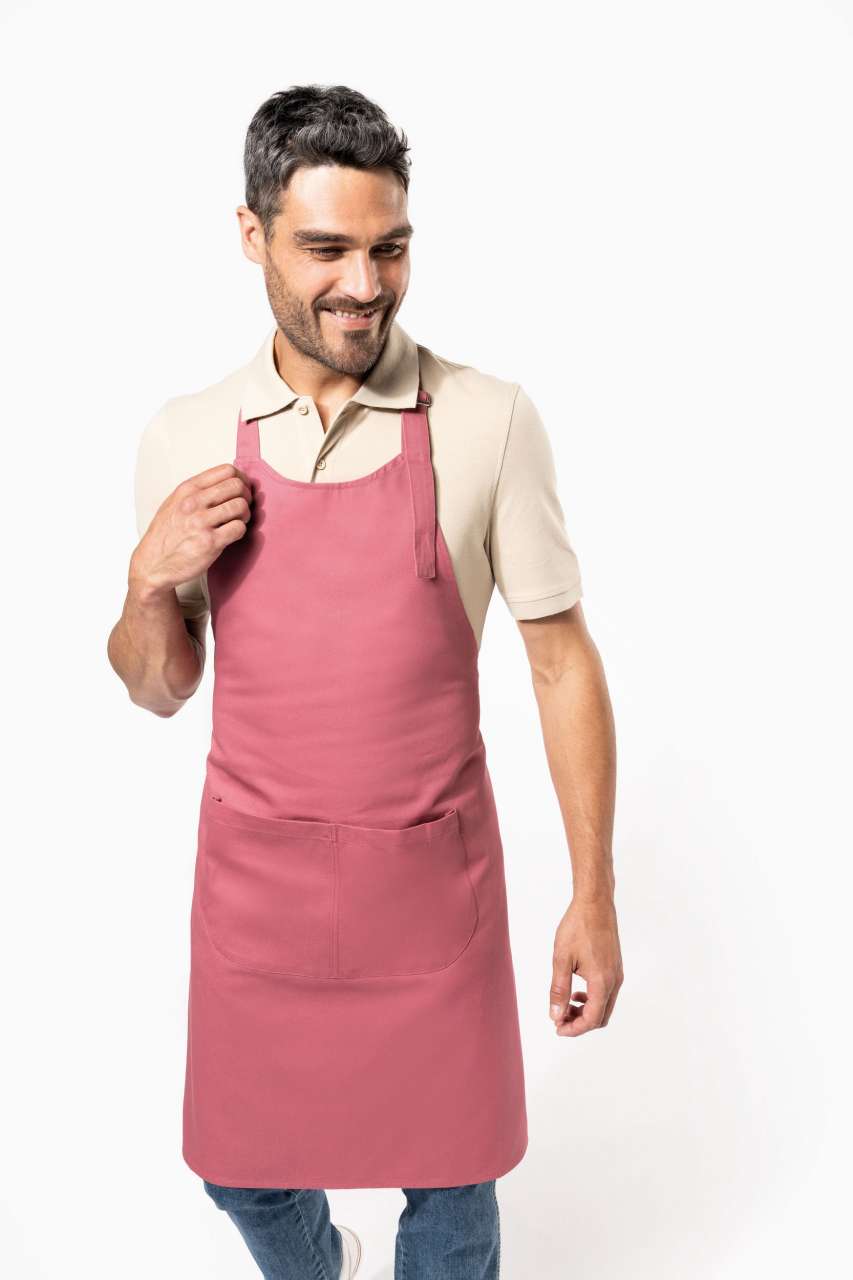 KA885 - COTTON APRON WITH POCKET