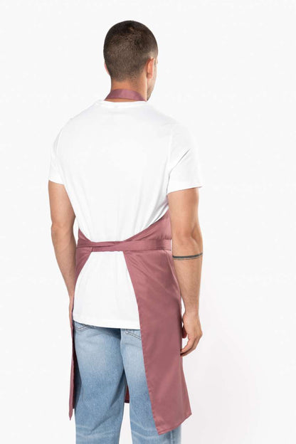 KA890 - POLYESTER COTTON APRON WITH POCKET