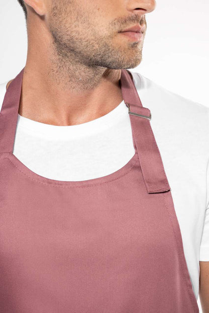 KA890 - POLYESTER COTTON APRON WITH POCKET