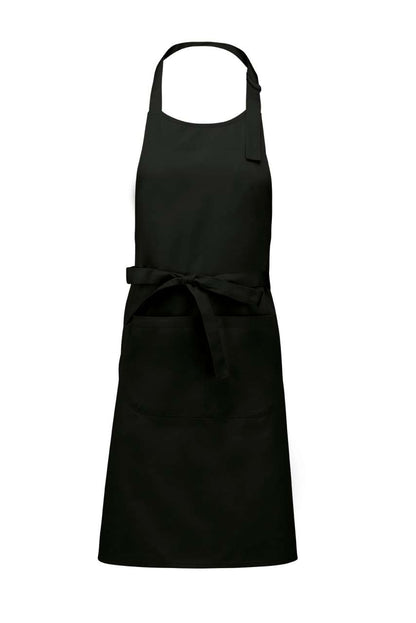 KA890 - POLYESTER COTTON APRON WITH POCKET