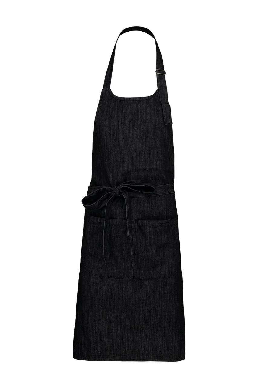 KA890 - POLYESTER COTTON APRON WITH POCKET
