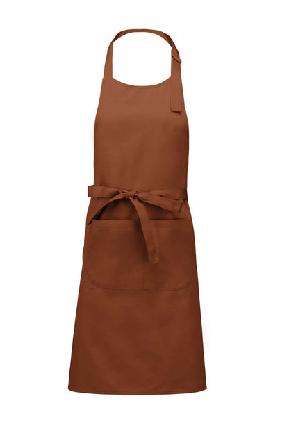 KA890 - POLYESTER COTTON APRON WITH POCKET