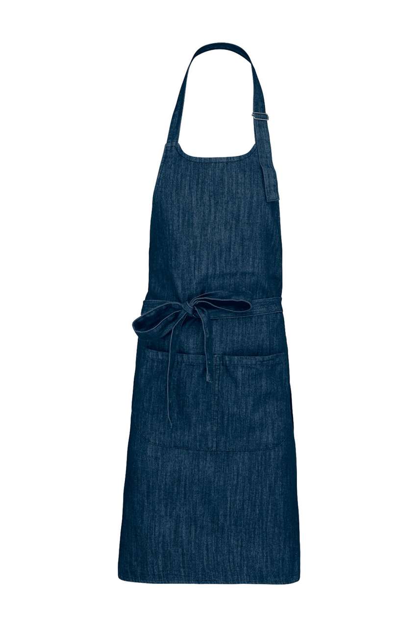KA890 - POLYESTER COTTON APRON WITH POCKET