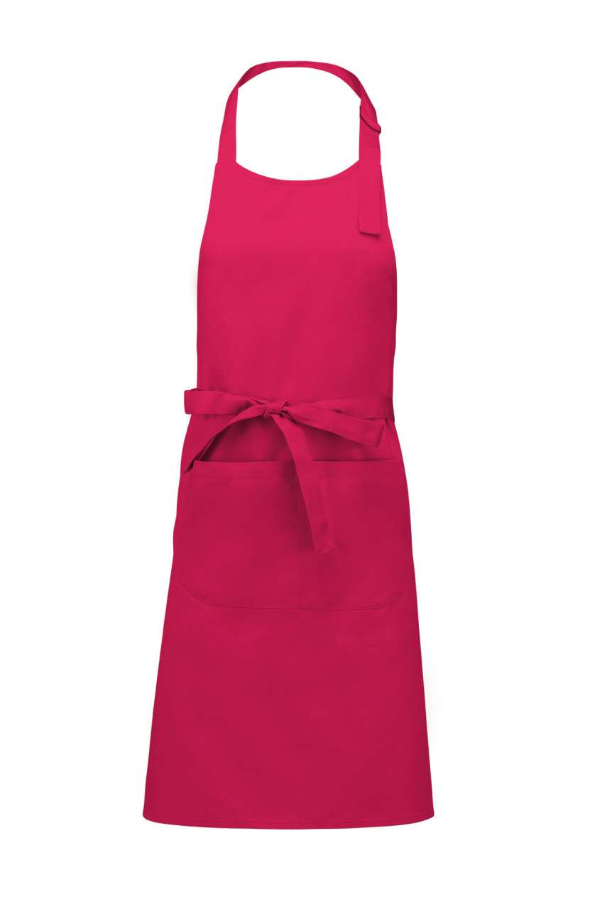 KA890 - POLYESTER COTTON APRON WITH POCKET