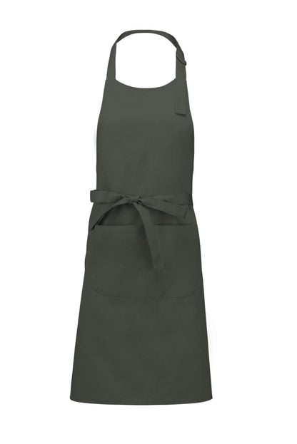 KA890 - POLYESTER COTTON APRON WITH POCKET