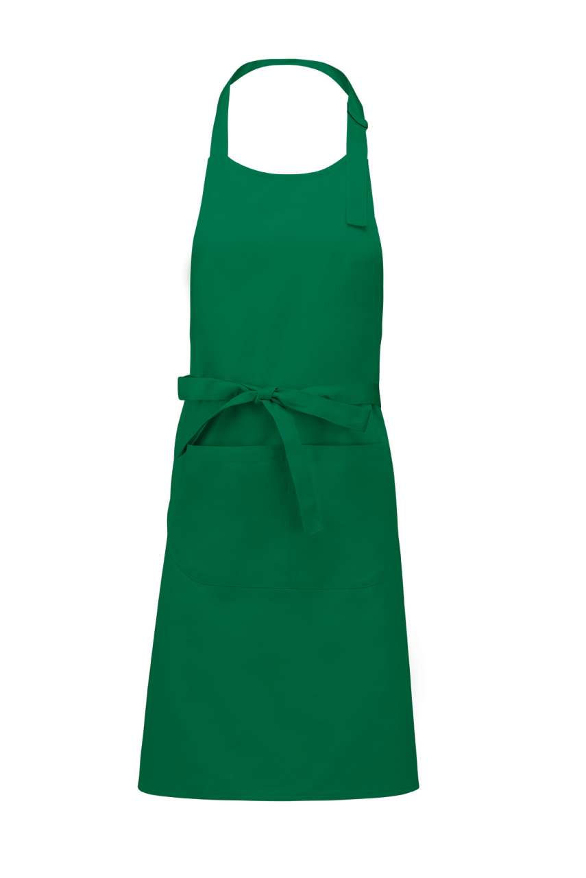 KA890 - POLYESTER COTTON APRON WITH POCKET