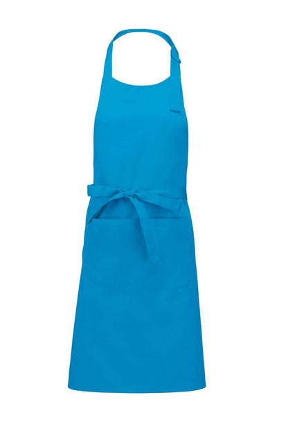 KA890 - POLYESTER COTTON APRON WITH POCKET