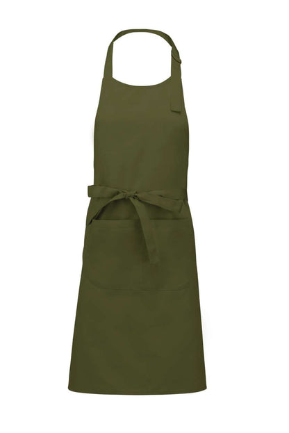 KA890 - POLYESTER COTTON APRON WITH POCKET