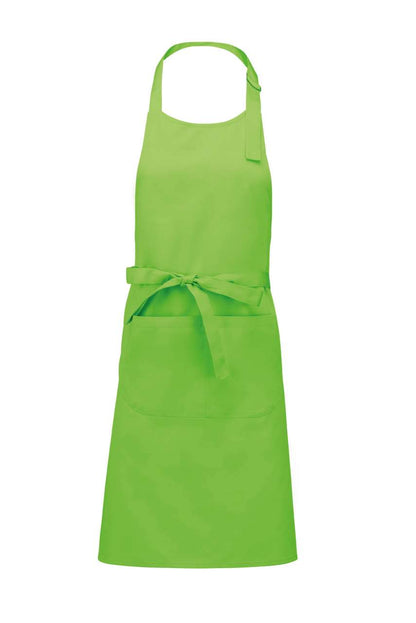 KA890 - POLYESTER COTTON APRON WITH POCKET