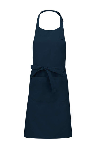 KA890 - POLYESTER COTTON APRON WITH POCKET