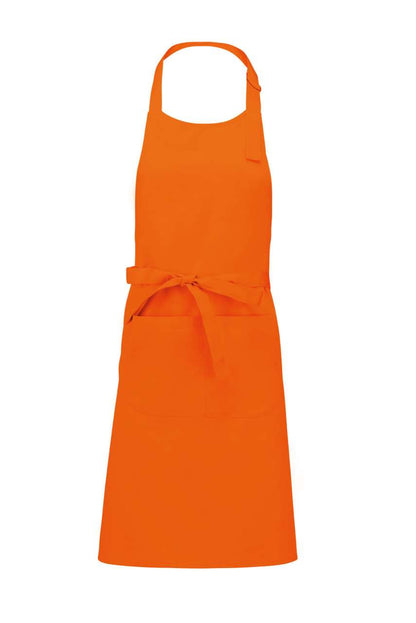 KA890 - POLYESTER COTTON APRON WITH POCKET