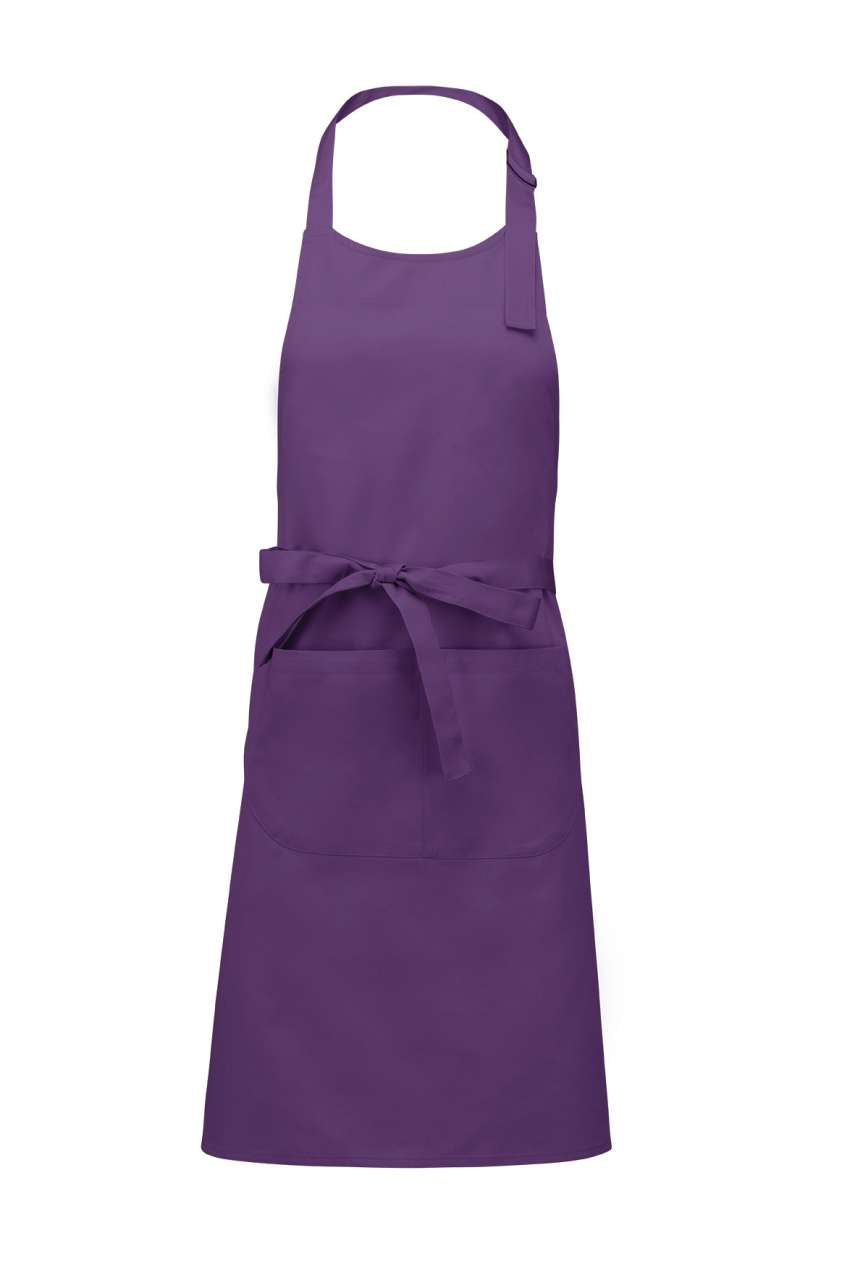 KA890 - POLYESTER COTTON APRON WITH POCKET