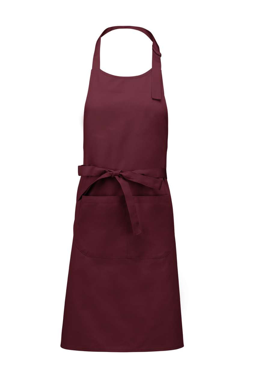 KA890 - POLYESTER COTTON APRON WITH POCKET