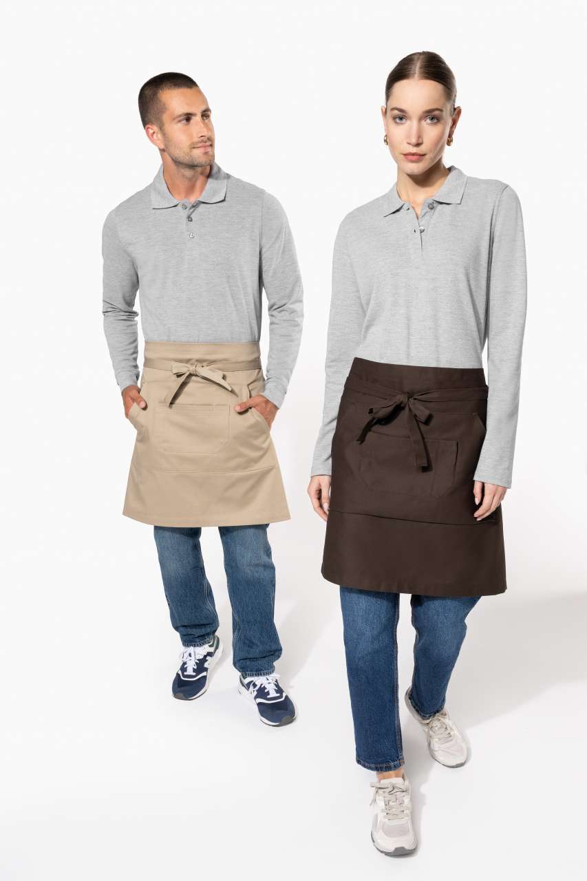 KA898 - COTTON MID-LENGTH APRON