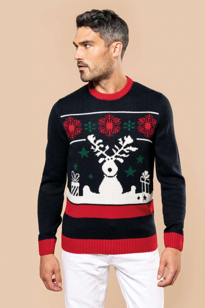 KA9010 - UNISEX CREW NECK CHRISTMAS JUMPER