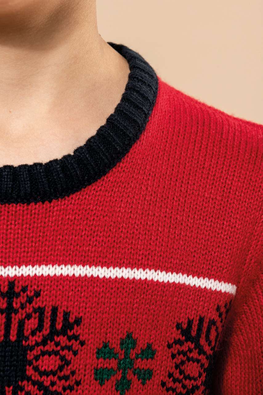 KA9012 - KIDS’ CREW NECK CHRISTMAS JUMPER