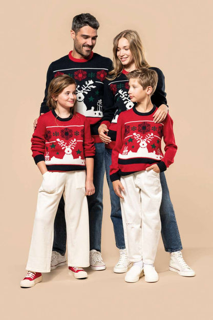 KA9012 - KIDS’ CREW NECK CHRISTMAS JUMPER