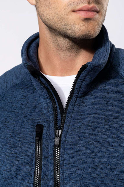 KA9106 - MEN'S FULL ZIP HEATHER JACKET