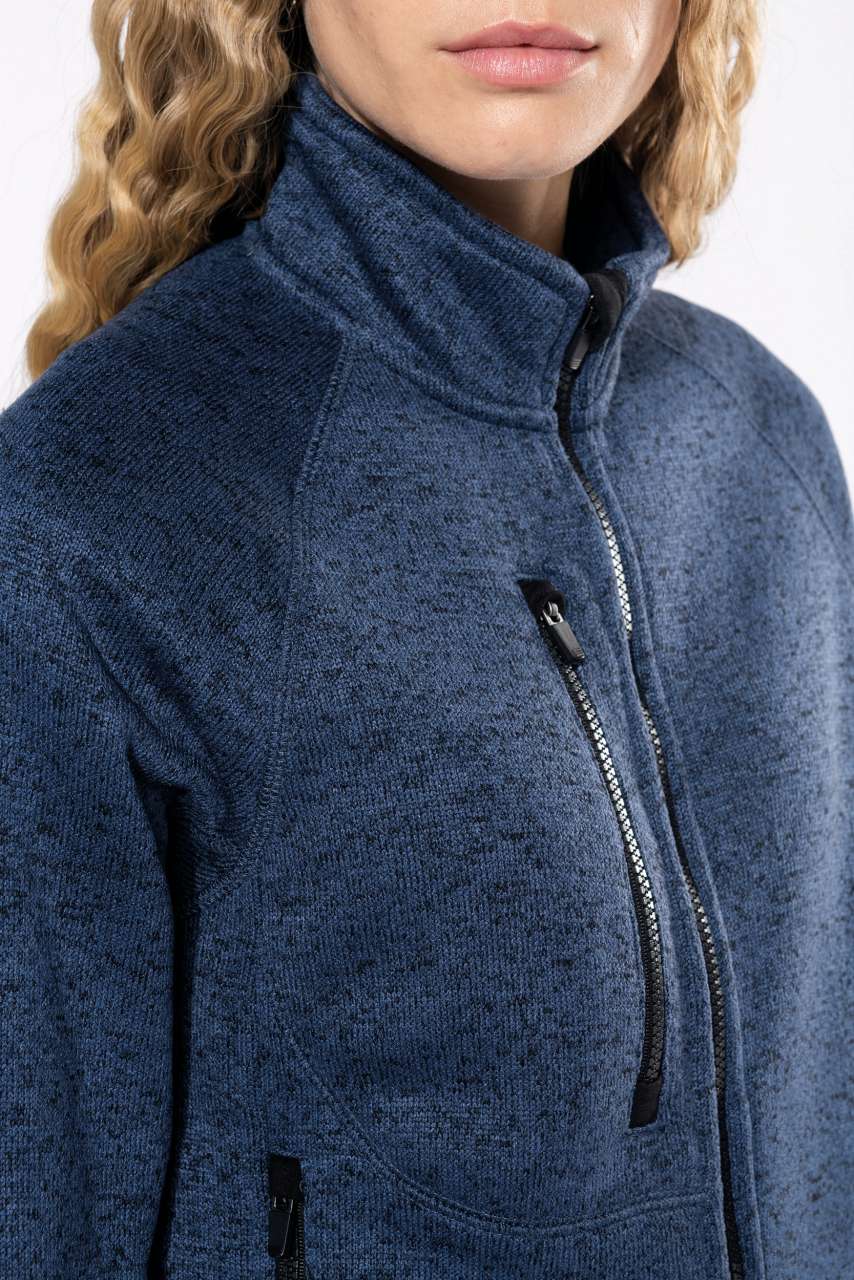 KA9107 - LADIES' FULL ZIP HEATHER JACKET