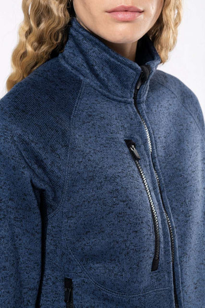 KA9107 - LADIES' FULL ZIP HEATHER JACKET