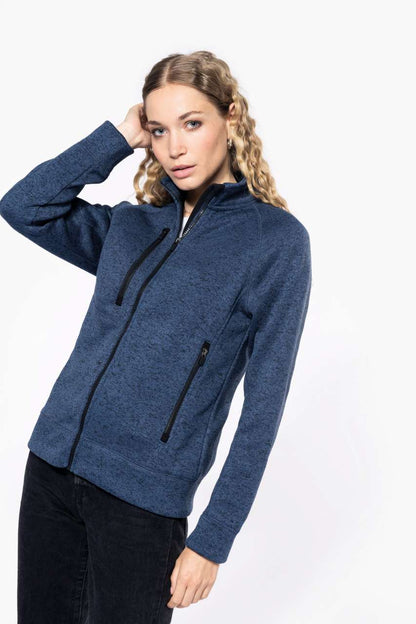 KA9107 - LADIES' FULL ZIP HEATHER JACKET
