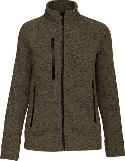 KA9107 - LADIES' FULL ZIP HEATHER JACKET