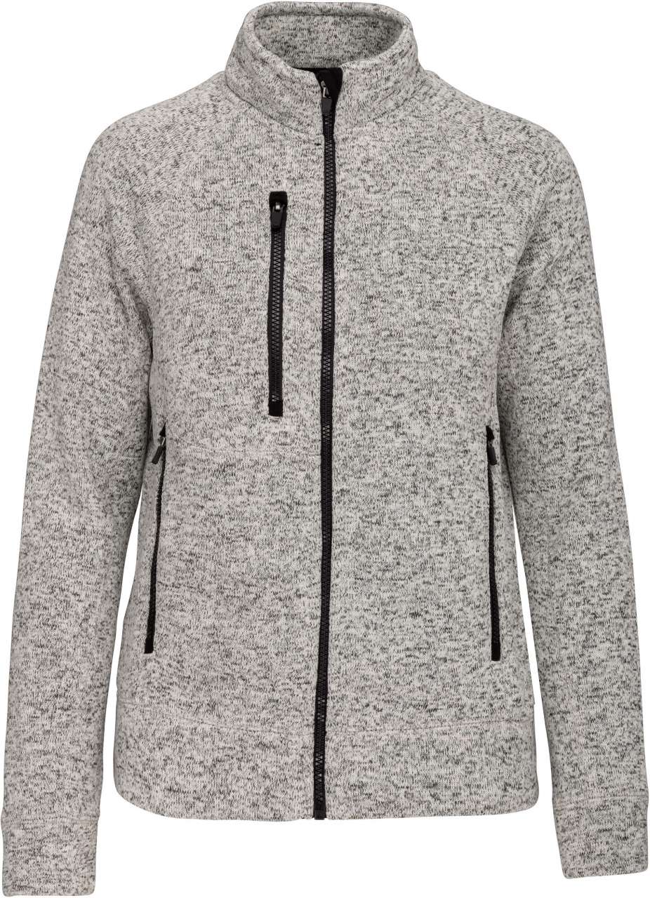 KA9107 - LADIES' FULL ZIP HEATHER JACKET