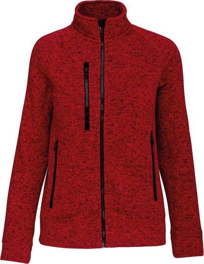 KA9107 - LADIES' FULL ZIP HEATHER JACKET
