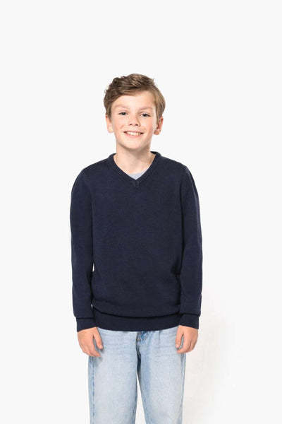 KA9109 - KIDS' V-NECK JUMPER
