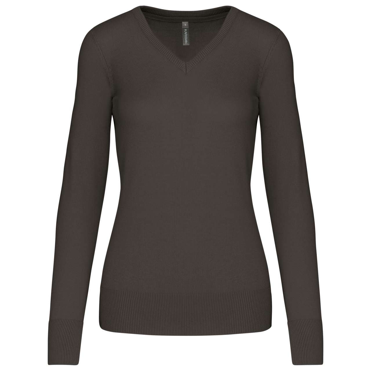 KA966 - LADIES' V-NECK JUMPER