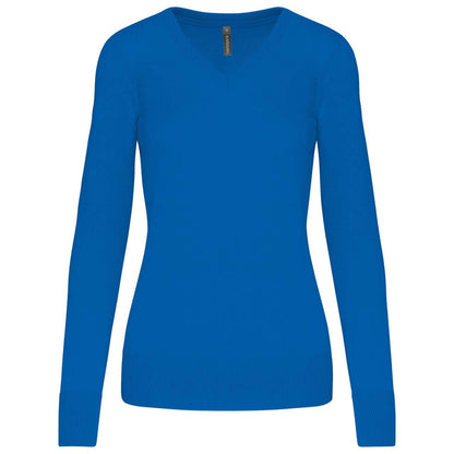 KA966 - LADIES' V-NECK JUMPER