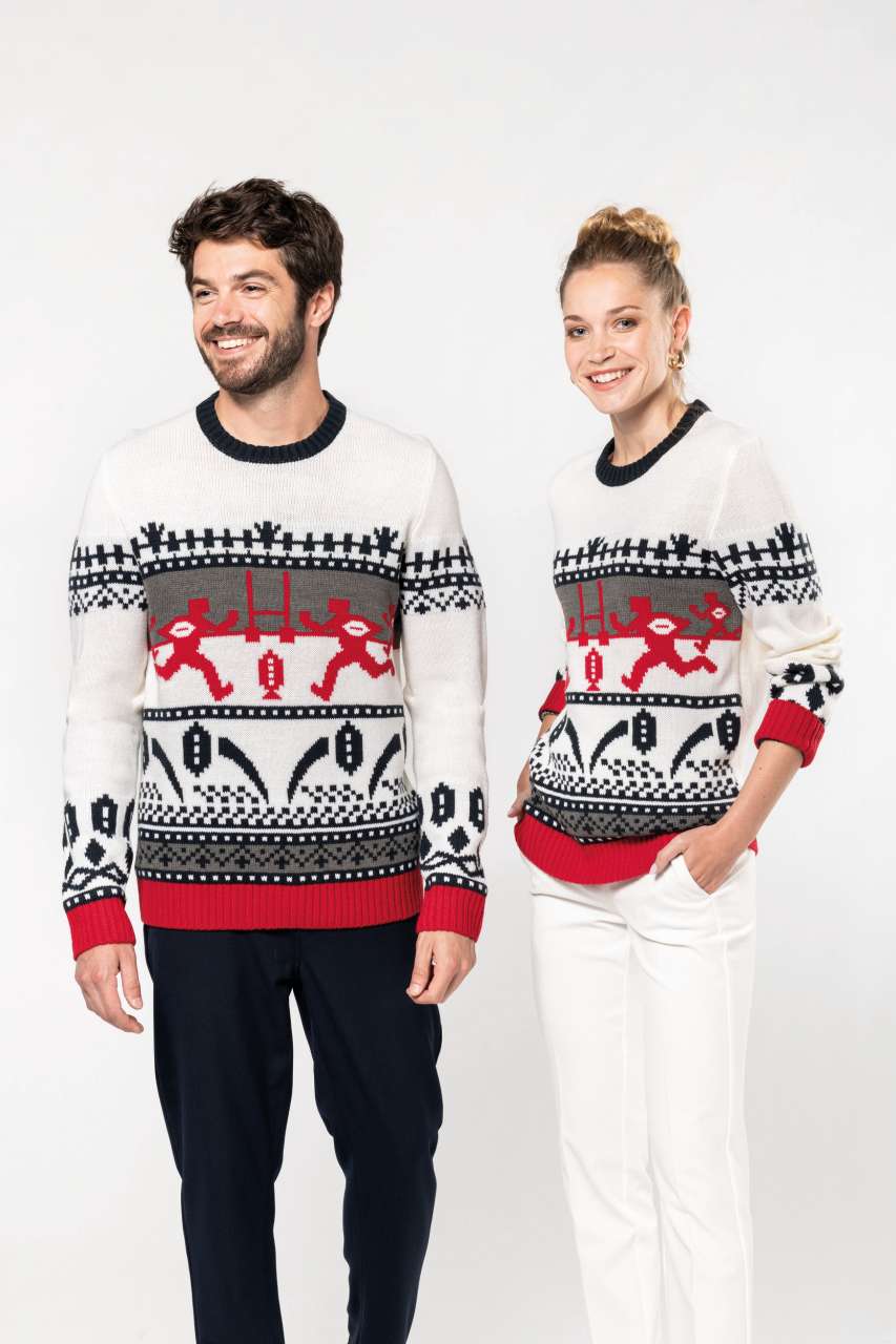 KA991 - RUGBY DESIGN JUMPER