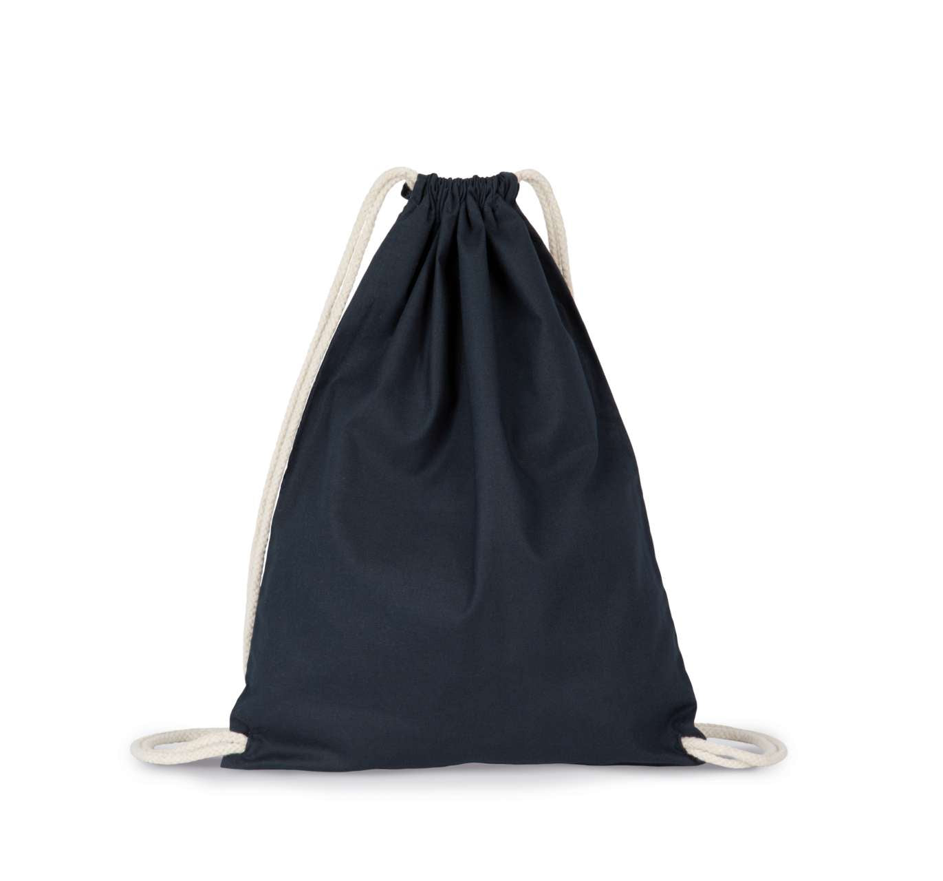KI0139 - ORGANIC COTTON BACKPACK WITH DRAWSTRING CARRY HANDLES