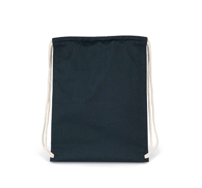 KI0139 - ORGANIC COTTON BACKPACK WITH DRAWSTRING CARRY HANDLES