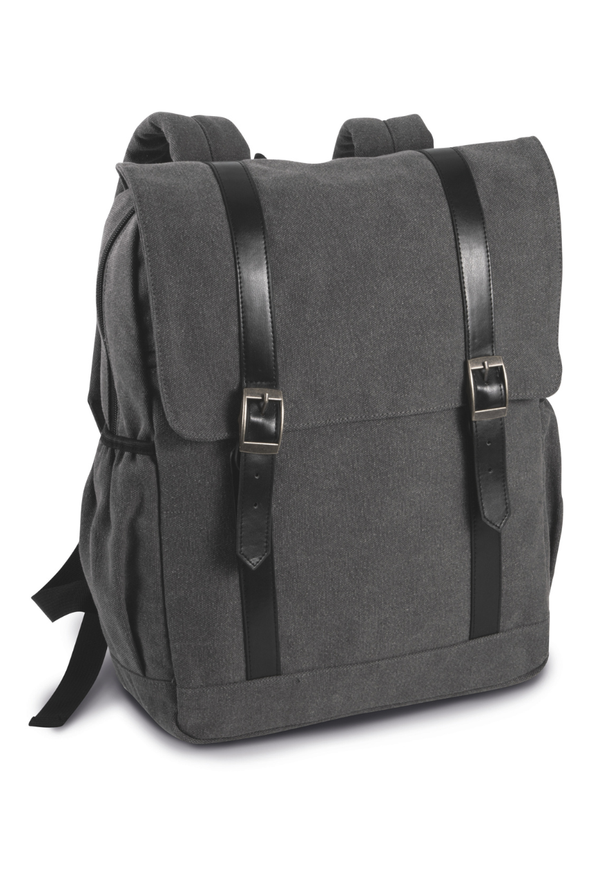 KI0143 - FLAP-TOP CANVAS BACKPACK