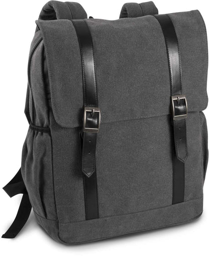 KI0143 - FLAP-TOP CANVAS BACKPACK