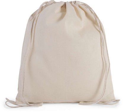 KI0147 - ORGANIC COTTON SMALL DRAWSTRING BAG