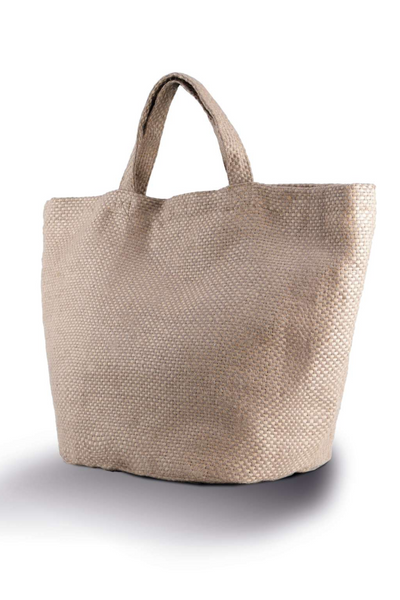 KI0227 - 100% NATURAL YARN DYED JUTE BAG