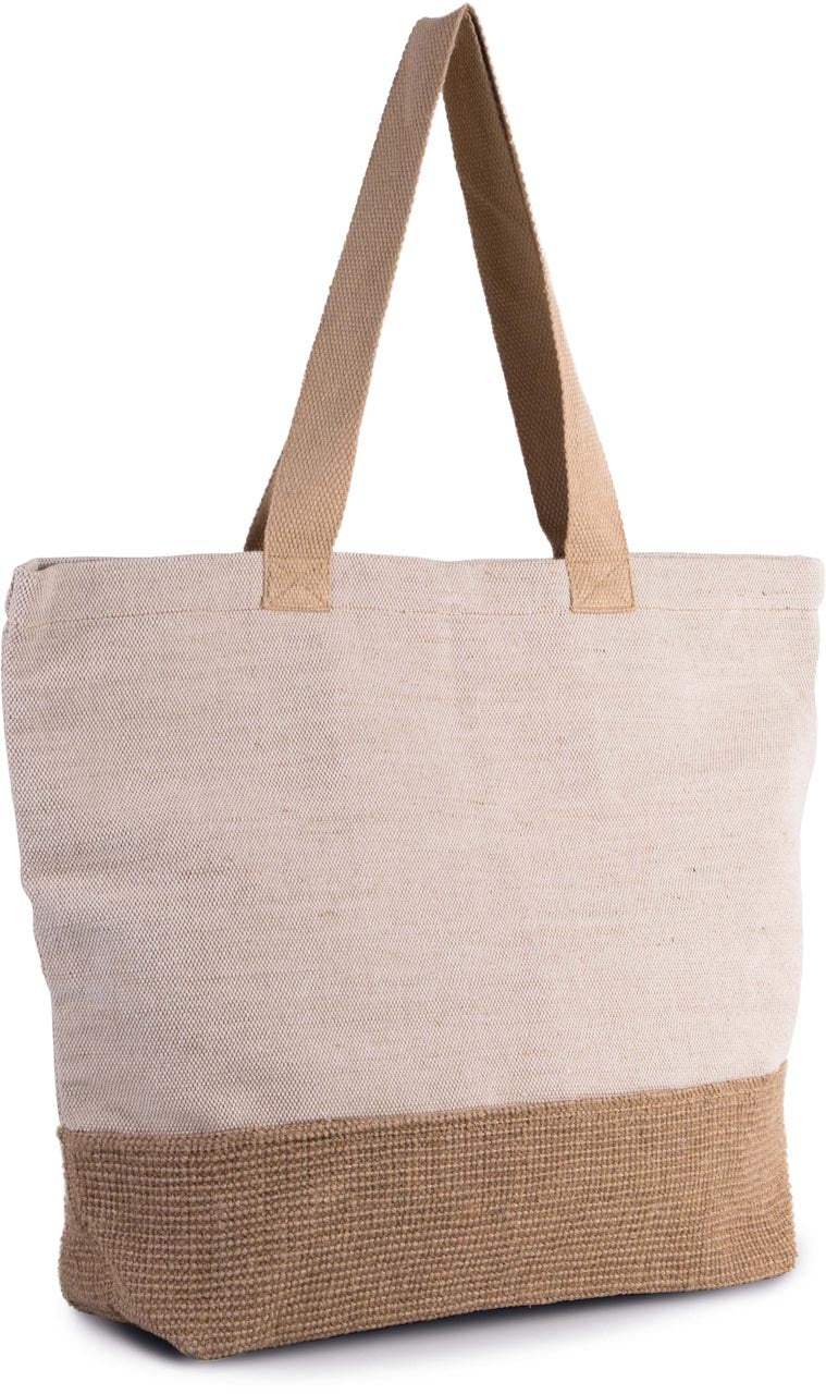 KI0258 - RUSTIC JUCO HOLD-ALL SHOPPER BAG