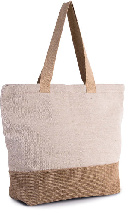 KI0258 - RUSTIC JUCO HOLD-ALL SHOPPER BAG