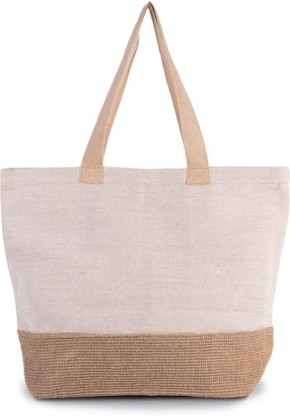 KI0258 - RUSTIC JUCO HOLD-ALL SHOPPER BAG