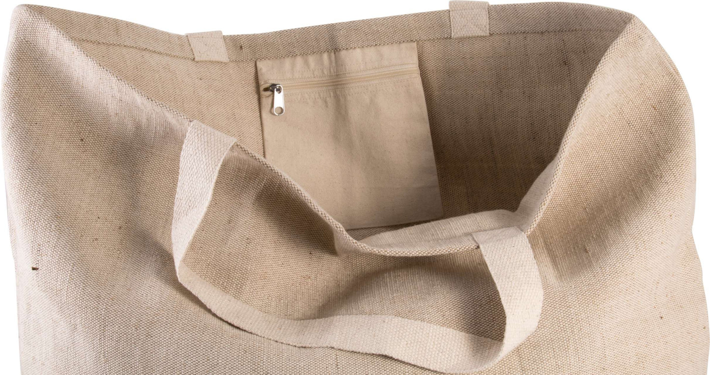 KI0260 - RUSTIC JUCO LARGE HOLD-ALL SHOPPER BAG