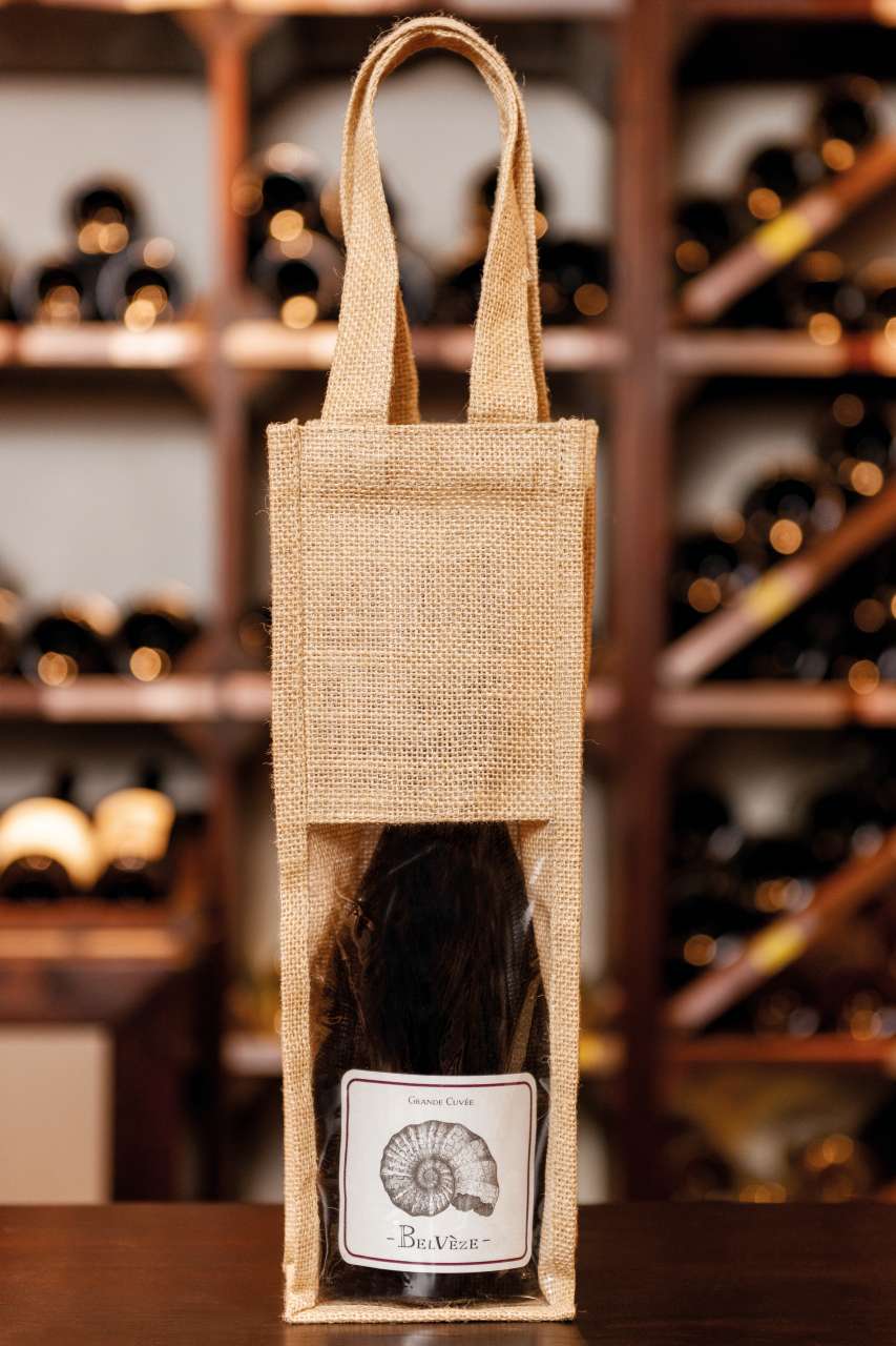 KI0267 - JUTE BOTTLE BAG