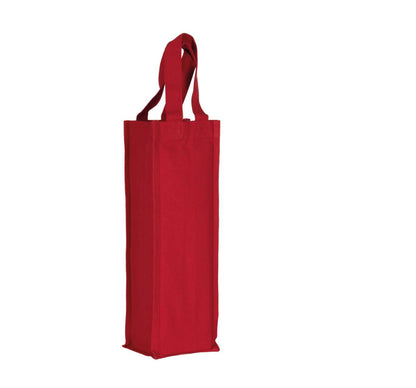 KI0269 - COTTON CANVAS BOTTLE BAG