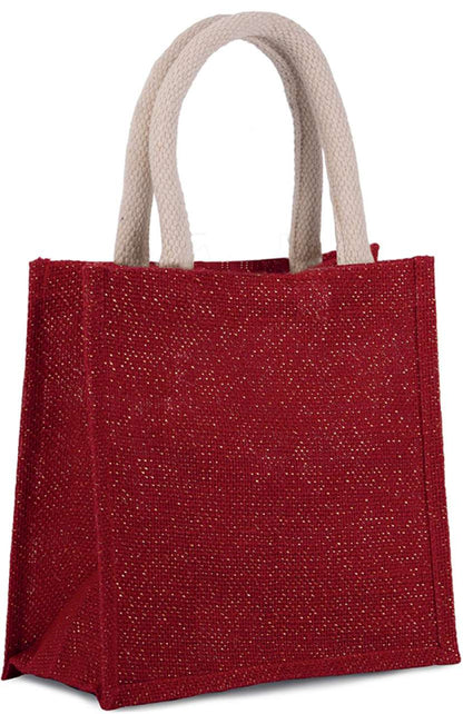 KI0272 - JUTE CANVAS TOTE - SMALL