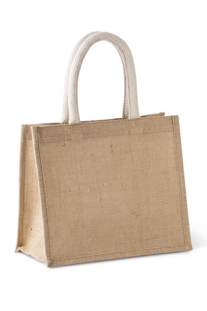 KI0273 - JUTE CANVAS TOTE - MEDIUM
